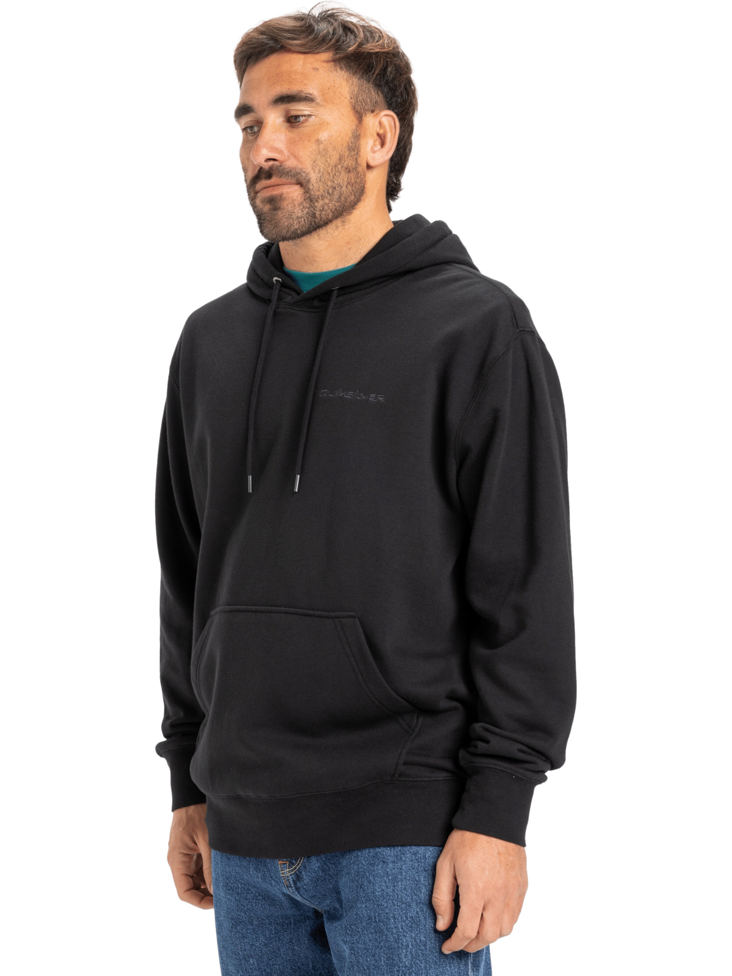 QUIKSILVER Sweatshirt 'Salt Water' in Black