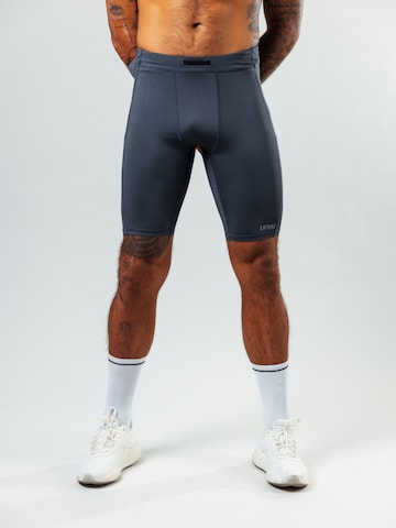 Lifters Sportunterhose 'Race Pro Tights'‌‌‌‌‌‌‌‌‌ in Grau: Vorderseite