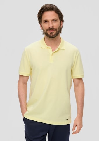 T-Shirt s.Oliver BLACK LABEL en jaune : devant