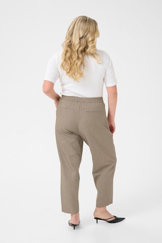 KAFFE CURVE Regular Pantalon 'Tilda' in Beige