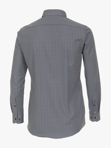 VENTI Slim fit Business Shirt in Grey