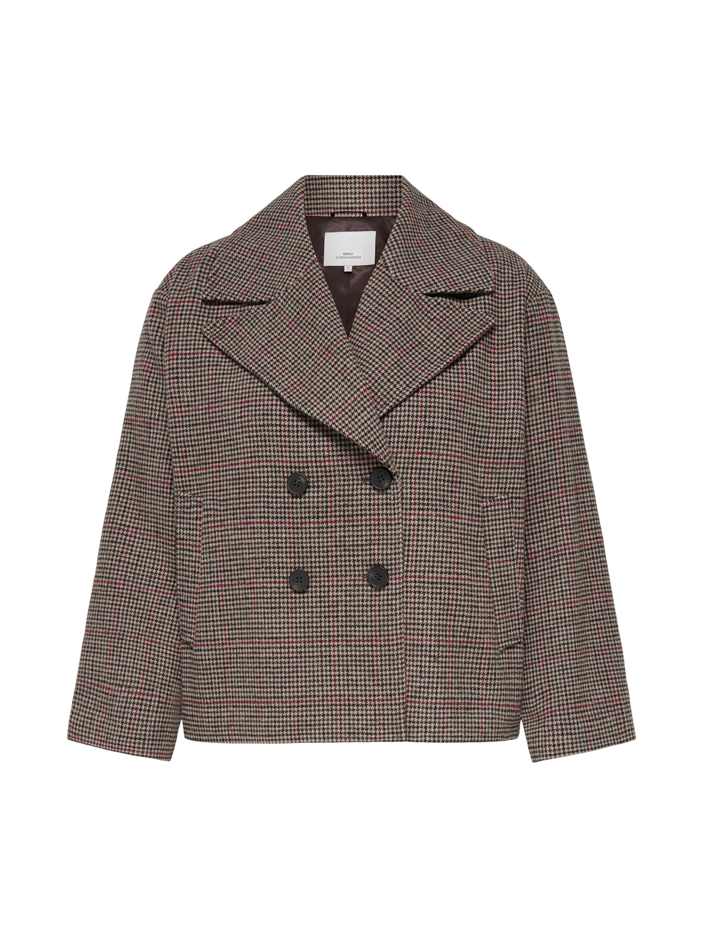 ONLY Carmakoma Jacke 'CARMORENO' in Braun: Vorderseite