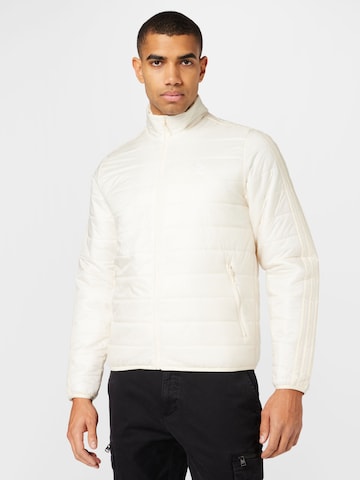 Veste mi-saison 'Padded Stand Collar ' ADIDAS ORIGINALS en blanc : devant