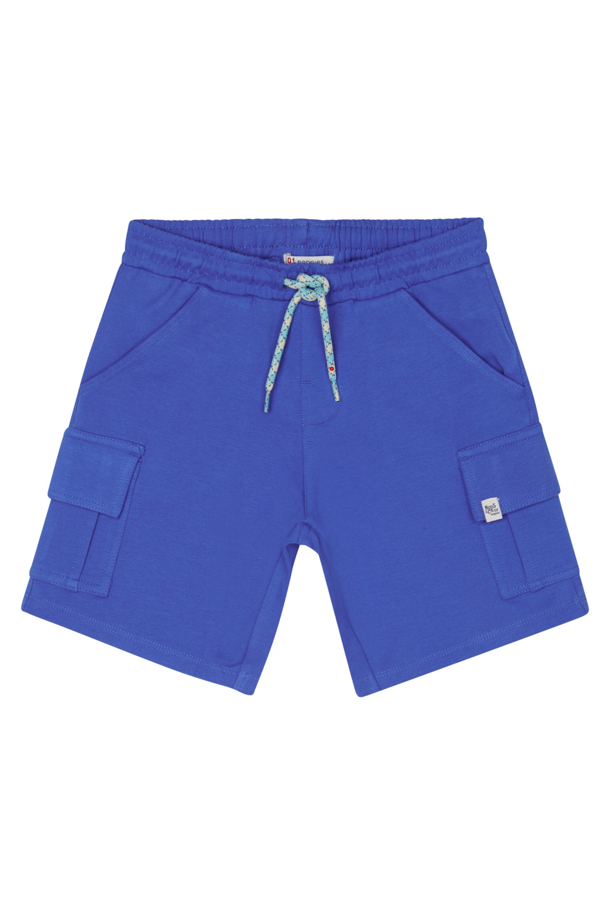 Noppies Loosefit Broek 'Linneus' in Blauw: voorkant