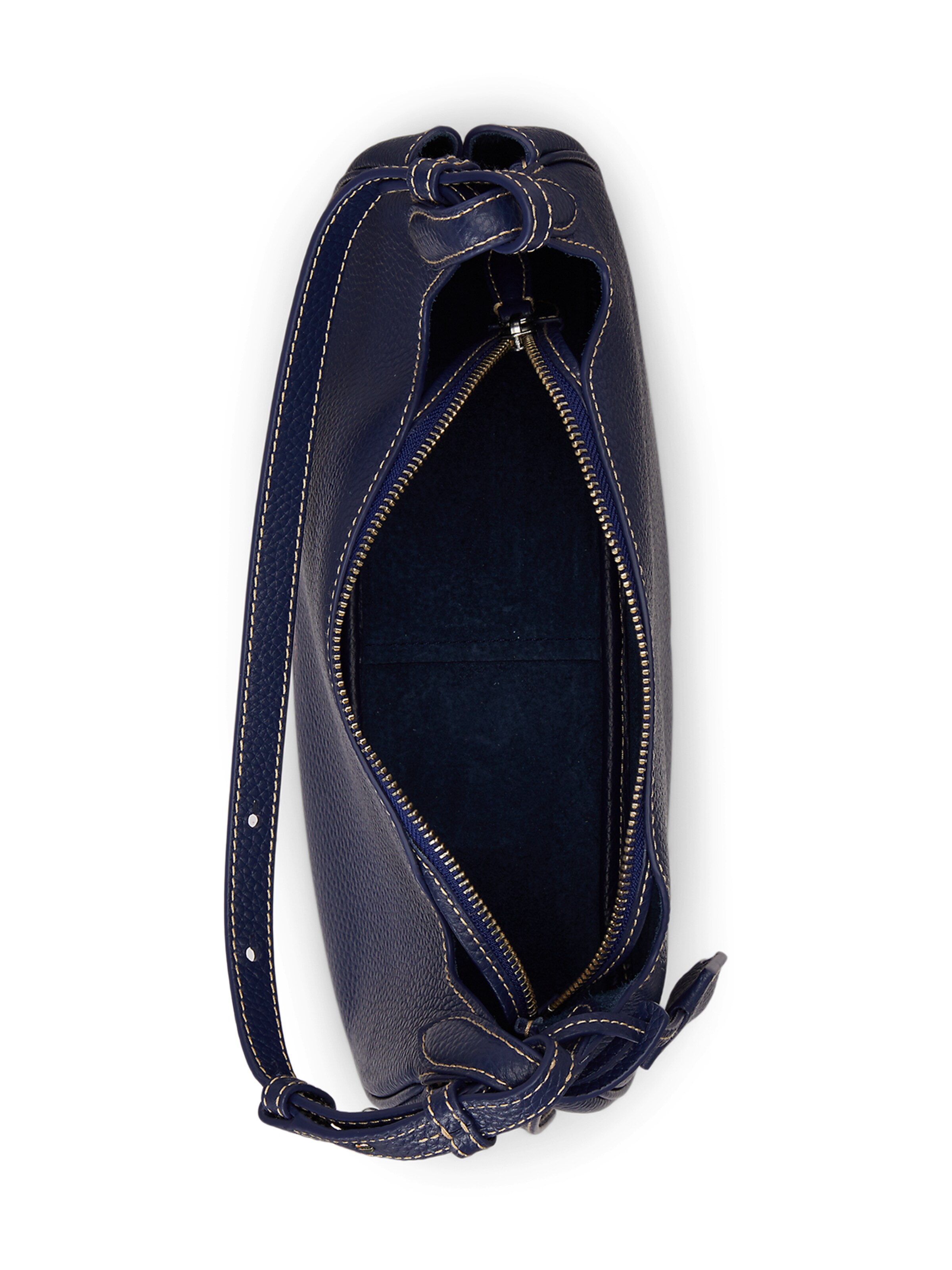 Polo Ralph Lauren Schultertasche 'SHINY DRUM PEBBLE' in Blau