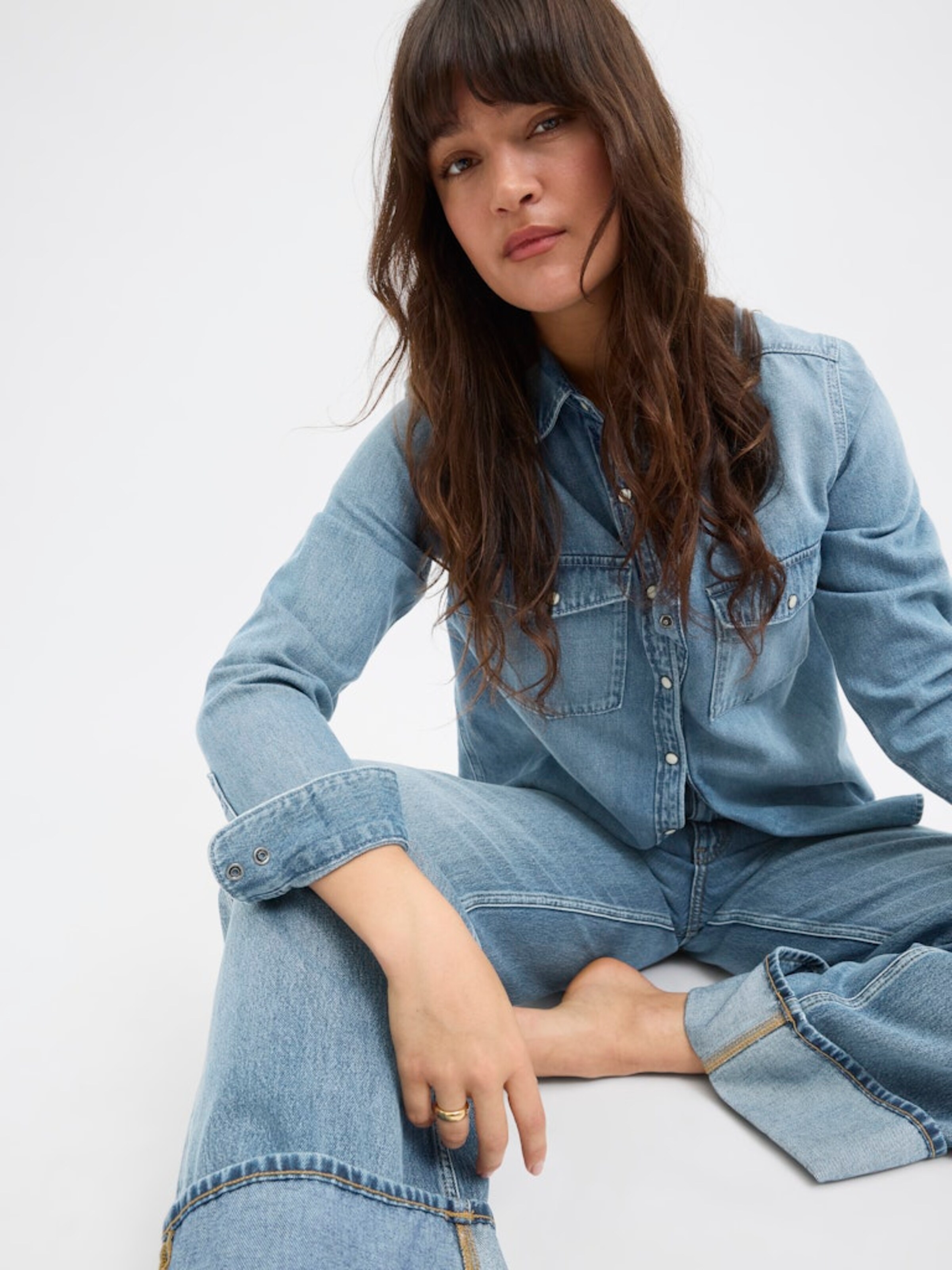 JJXX Wide leg Jeans 'JXTOKYO' in Blue Denim | ABOUT YOU