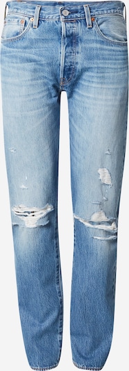 LEVI'S ® Jeans '501 Levi's Original' in de kleur Blauw denim / Lichtbruin, Productweergave