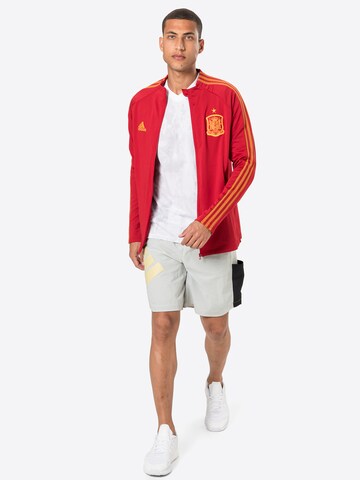 ADIDAS SPORTSWEAR Sportjas 'FEF Spanien EM 2020' in Rood