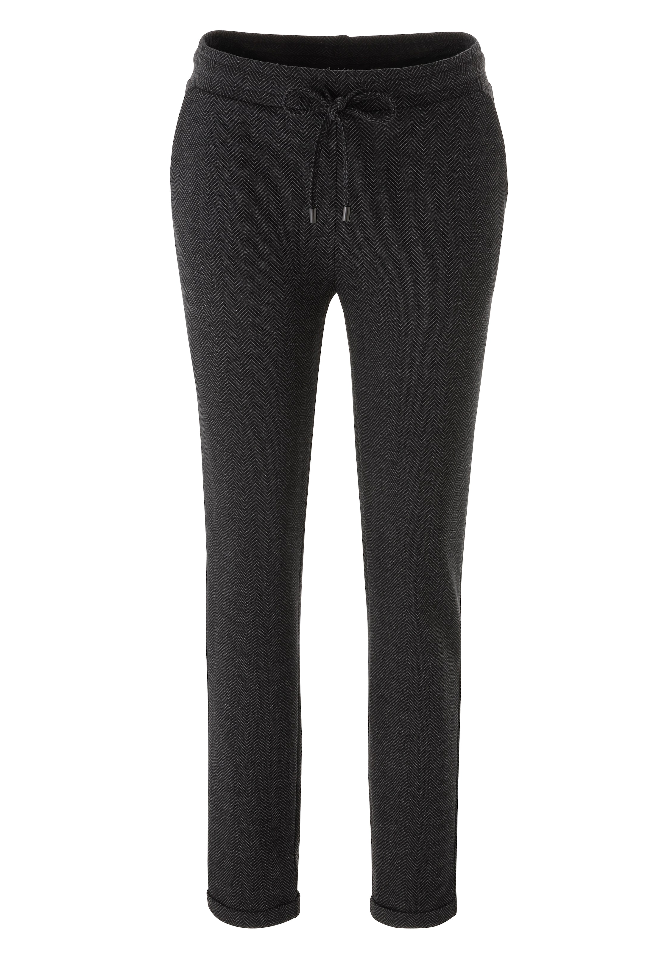 Aniston CASUAL Slim fit Pants in Black: front