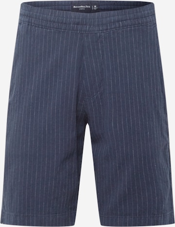 Abercrombie & Fitch Slimfit Chino in Blauw: voorkant