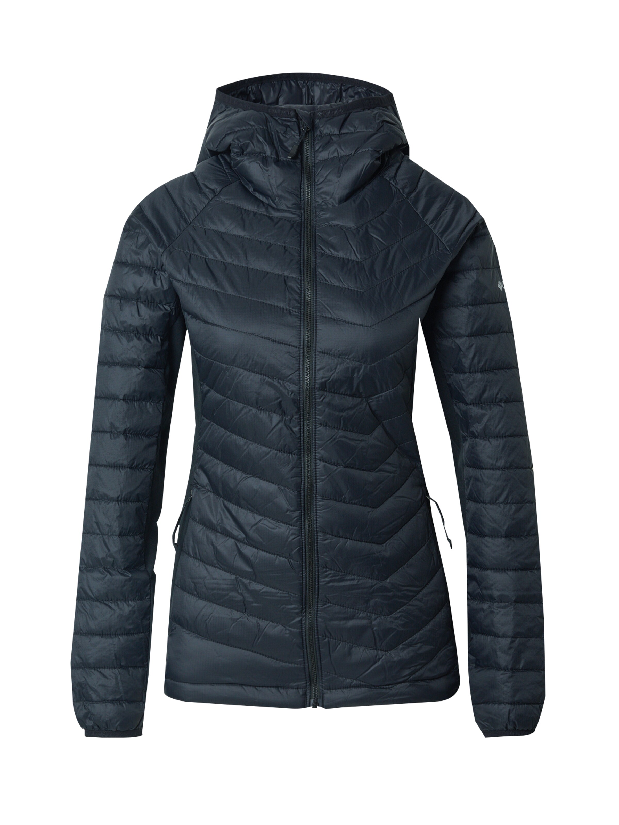 COLUMBIA Kültéri kabátok 'Powder Pass II' - fekete: elől