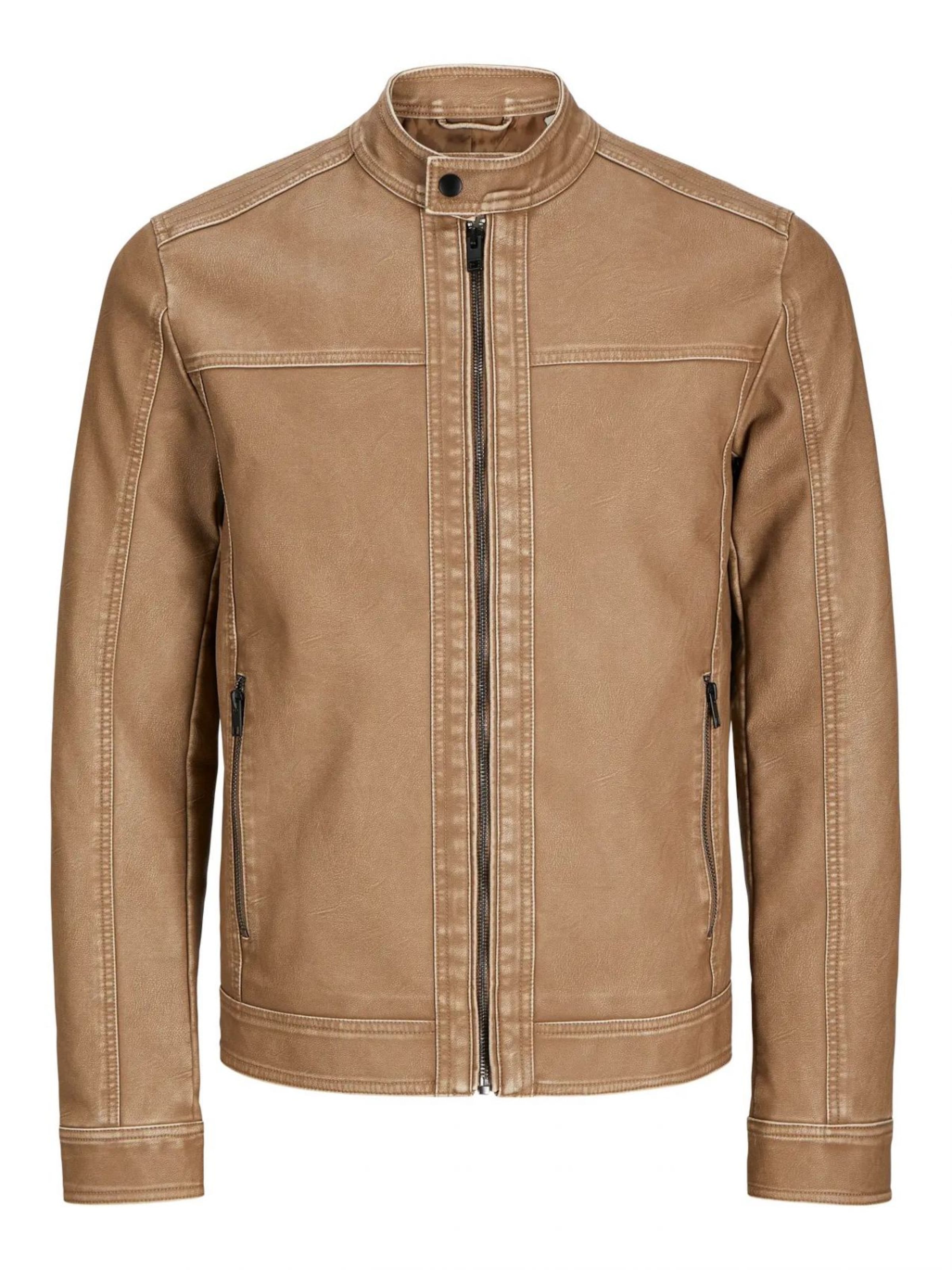 Giacca di mezza stagione di Jacks & Jones in beige: frontale