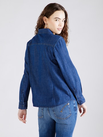 Sisley - Blusa em azul