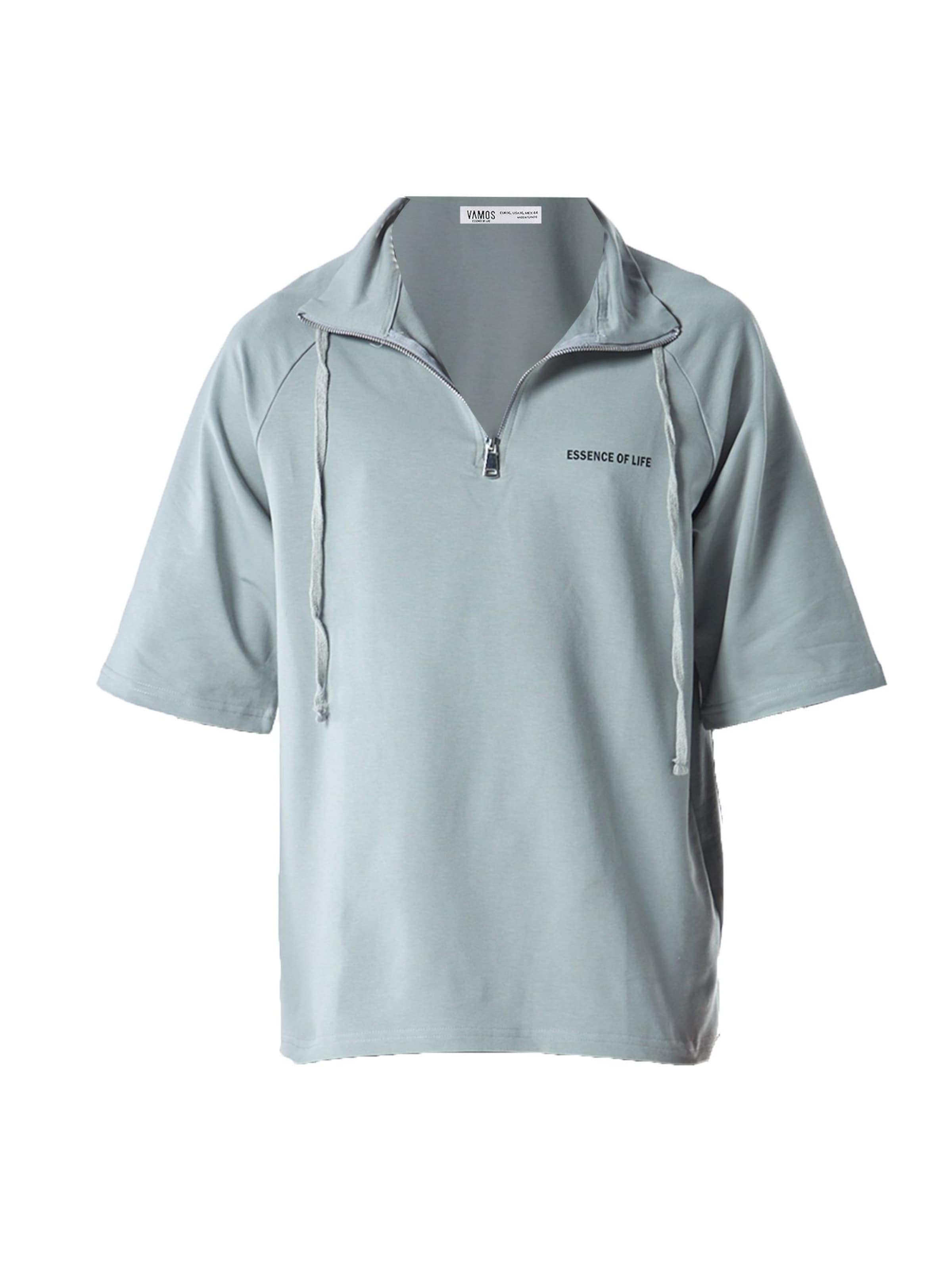 VAMOS CLO Футболка в Серый: спереди