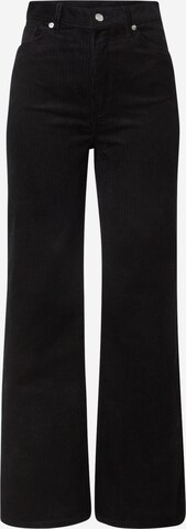 Monki Wide Leg Bukser i sort: forside