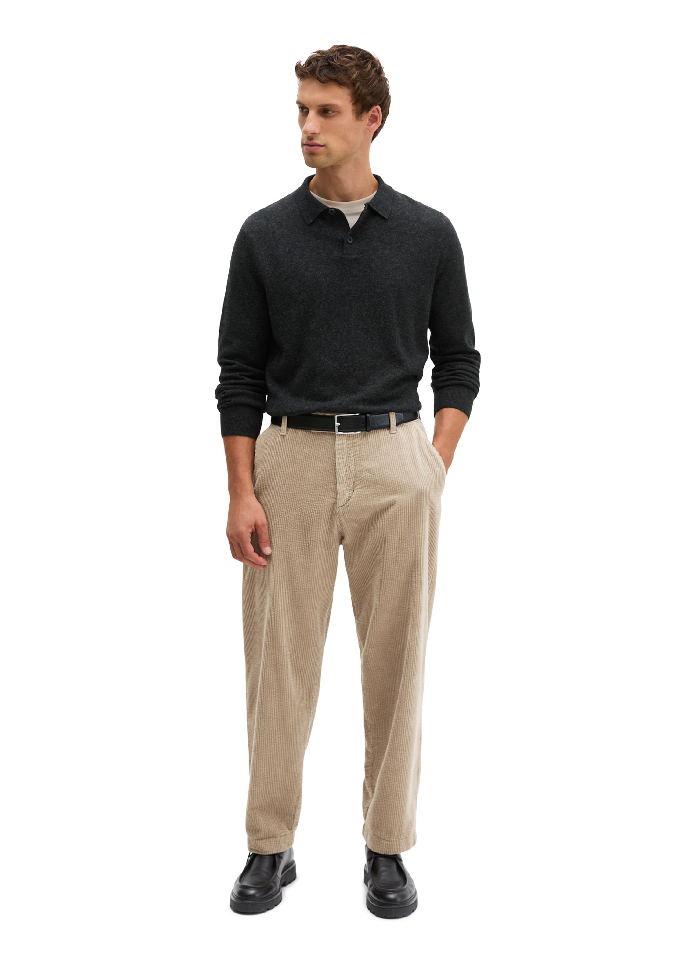 Marc O'Polo Shirt in Grey: front