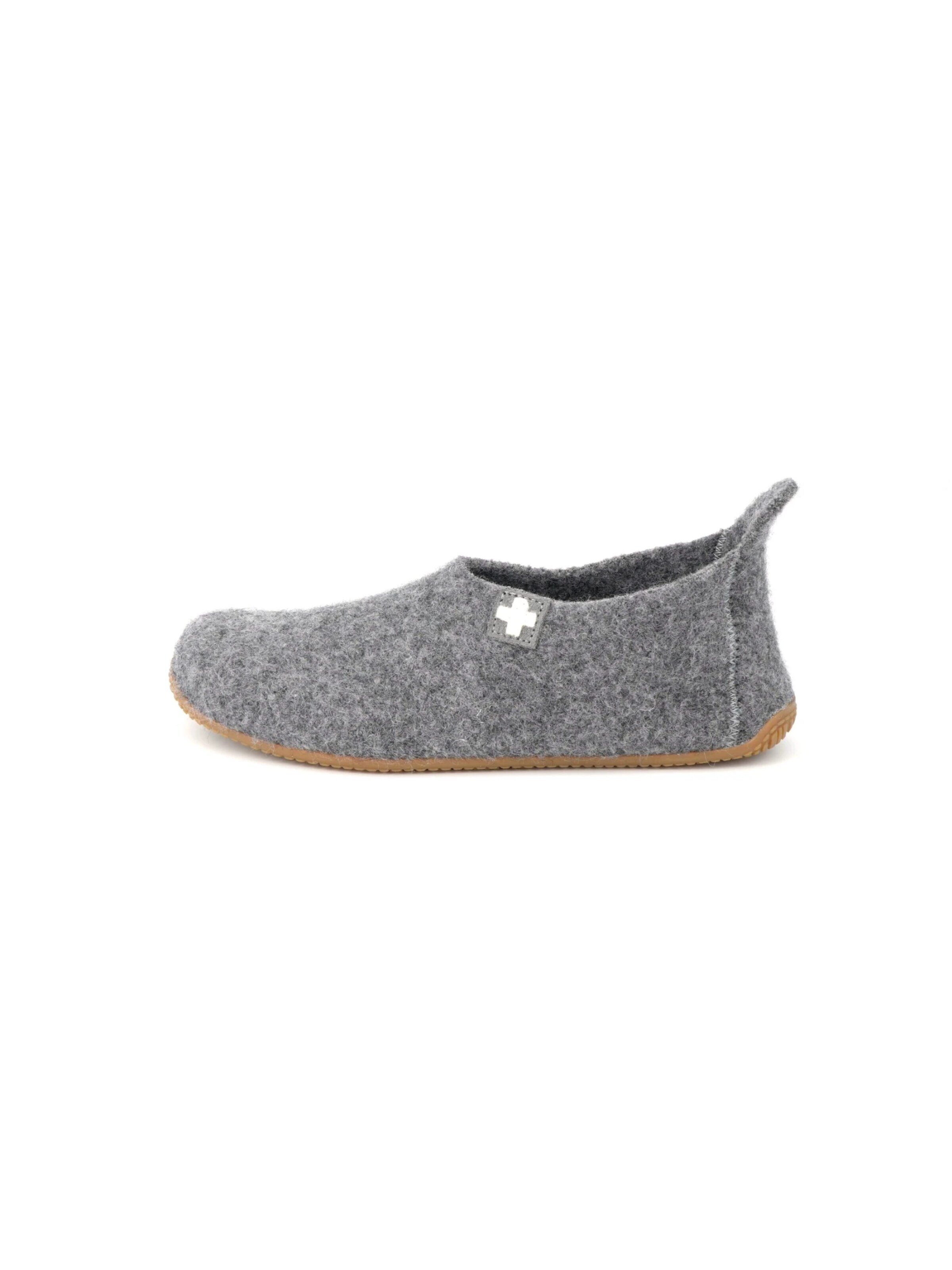 Living Kitzbühel Slippers 'Hahnenkamm Hahnenkamm' in Grey: front