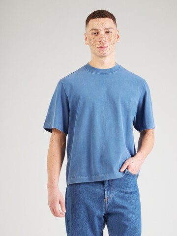 Abercrombie & Fitch Футболка в Синий: спереди
