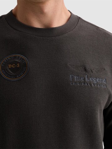 PME Legend - Camiseta 'T-shirt with long sleeves and artworks' en gris