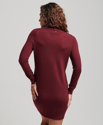 Superdry Knitted dress in Red