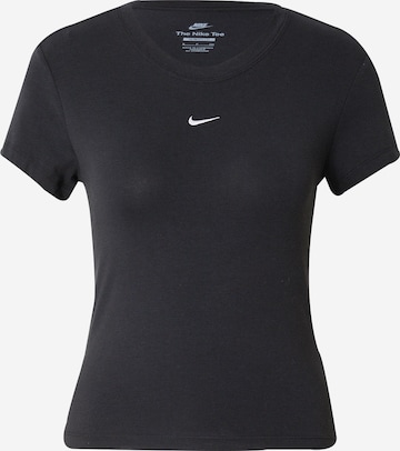 T-shirt Nike Sportswear en noir : devant