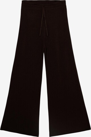 Pantaloni di oltre in marrone: frontale