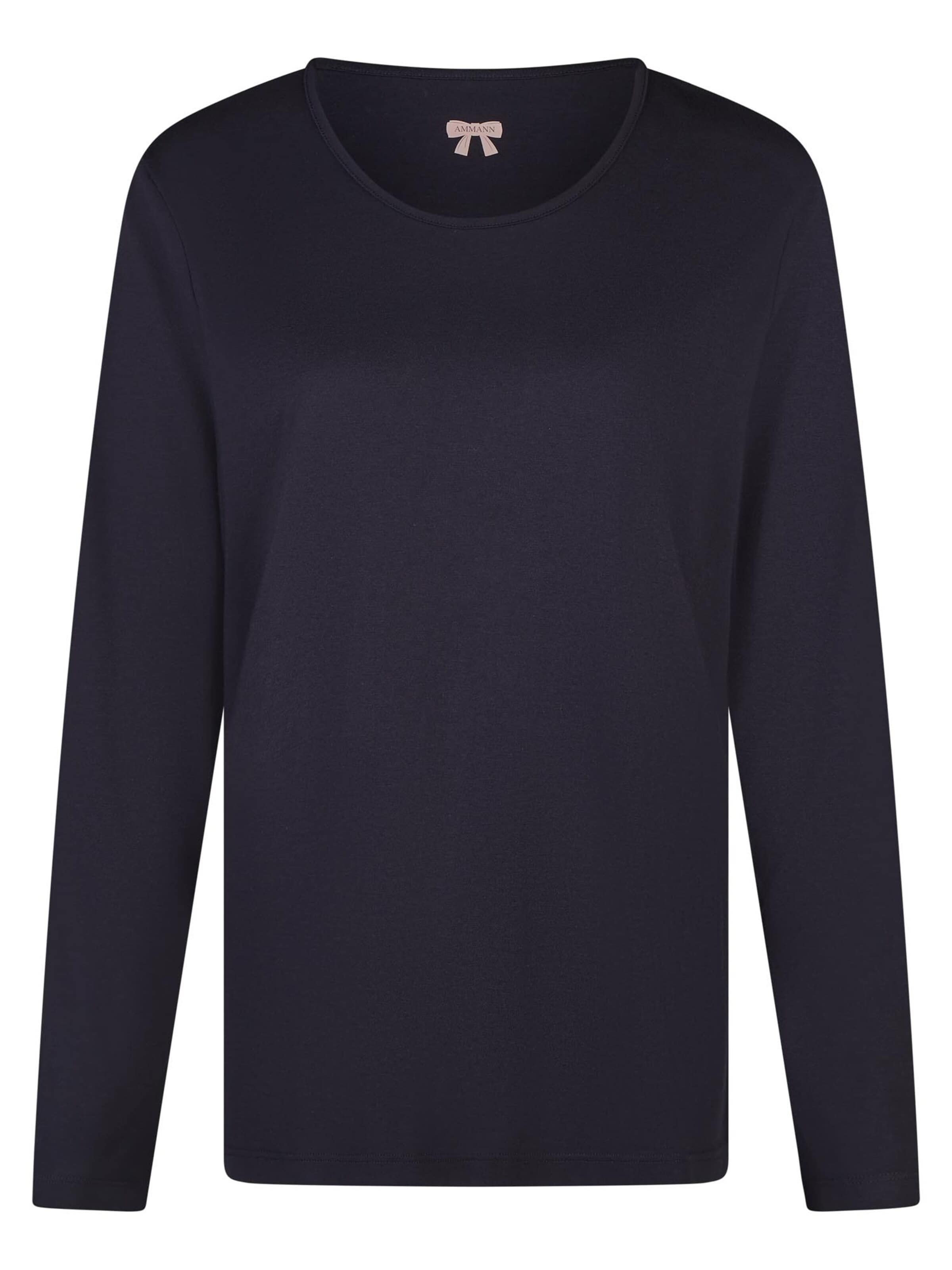 Ammann Pajama Shirt 'Mix & Match' in Blue: front