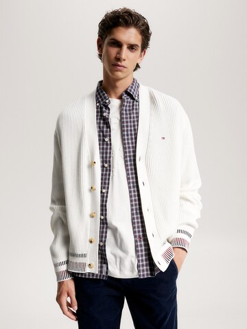 TOMMY HILFIGER Strickjacke in Weiß: Vorderseite