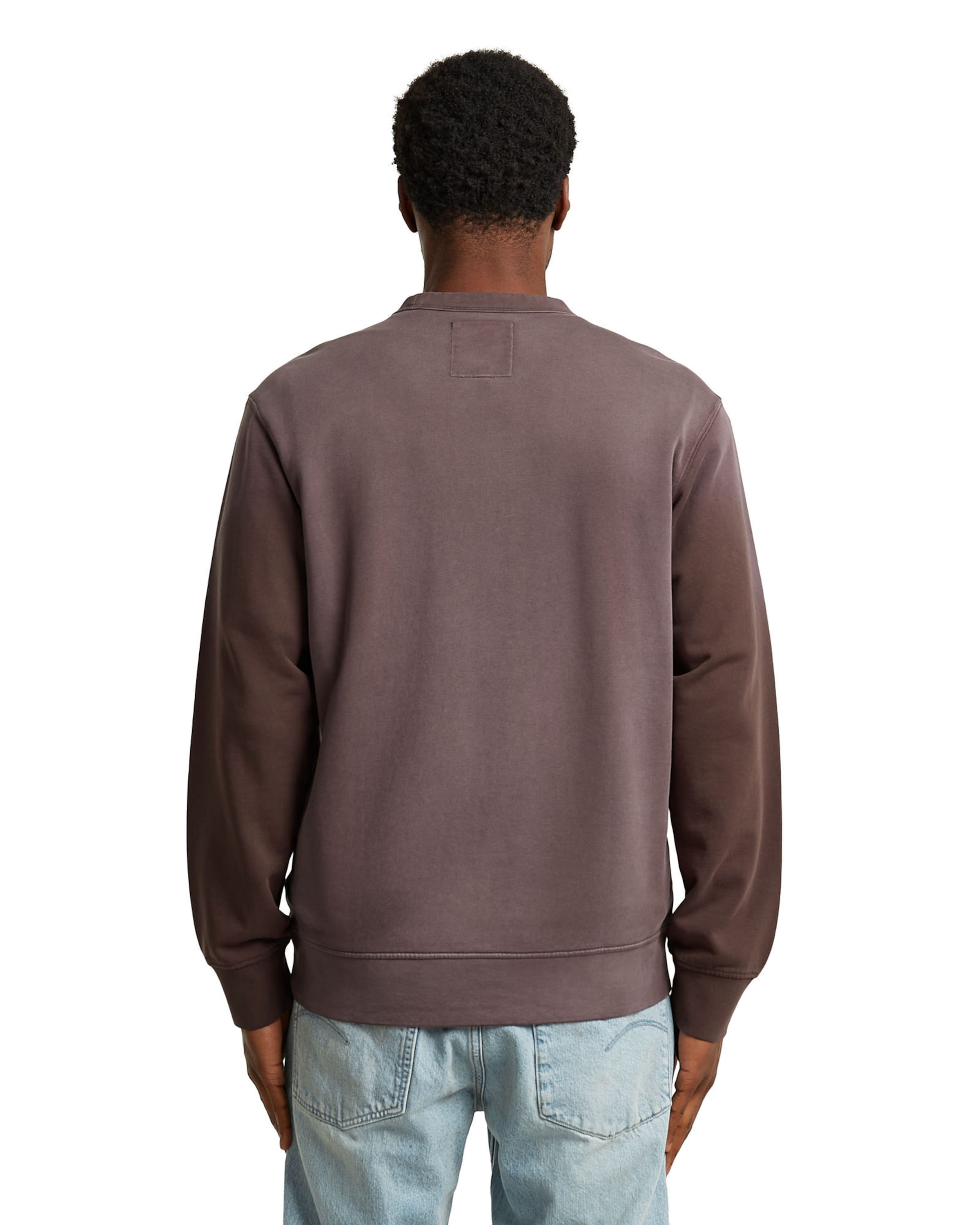 G-STAR Sweater - 'Sunfaded Sweater' in Braun