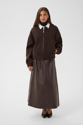 CULTURE - Chaqueta de entretiempo en marrón