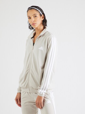 ADIDAS SPORTSWEAR Training jacket 'TRIC' in Beige: front