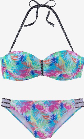 BUFFALO Bandeau Bikini - vegyes színek: elől