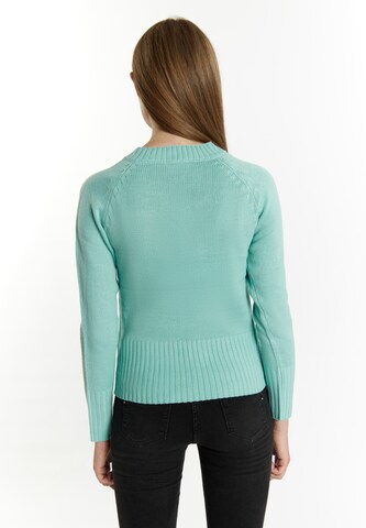 MYMO Trui 'blonda' in Blauw