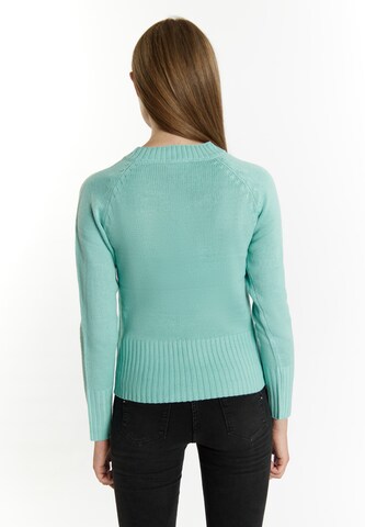 MYMO Pullover 'blonda' in Blau