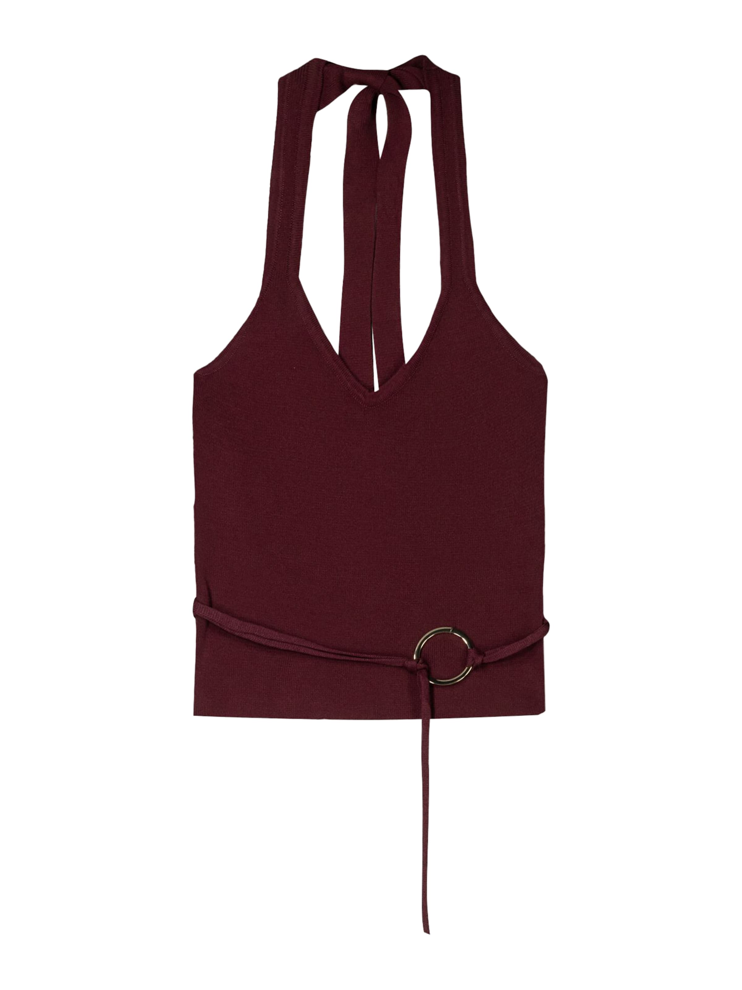 Bershka Stick felső - piros: elől