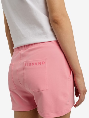 Elbsand Regular Pants 'MELROS' in Pink