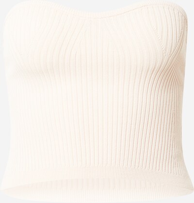 LENI KLUM x ABOUT YOU Tops en tricot 'Charlie' en blanc cassé, Vue avec produit