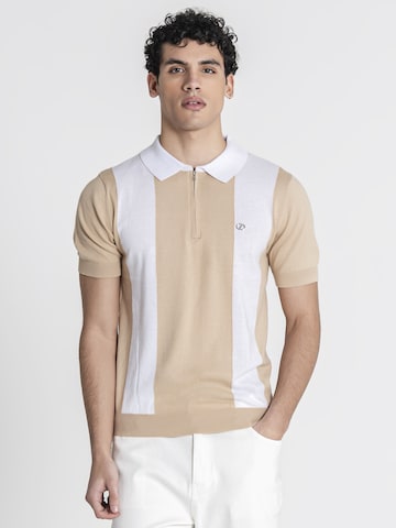 Gianni Kavanagh Shirt in Beige: voorkant