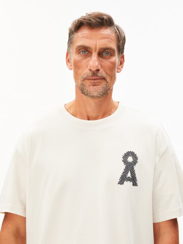 ARMEDANGELS T-Shirt AADRU Å ZICK ZACK in Beige