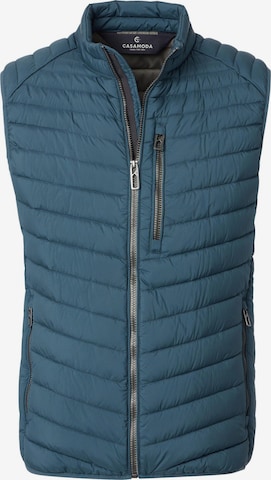 CASAMODA Vest 'Basic' in Blue: front