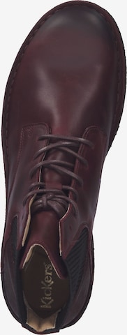 Kickers Lace-Up Ankle Boots in Brown