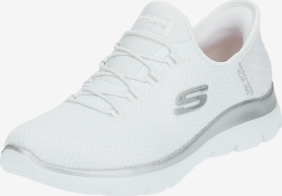 SKECHERS Sneakers 'SUMMITS - DIAMOND DREAM' in Silver / White, Item view