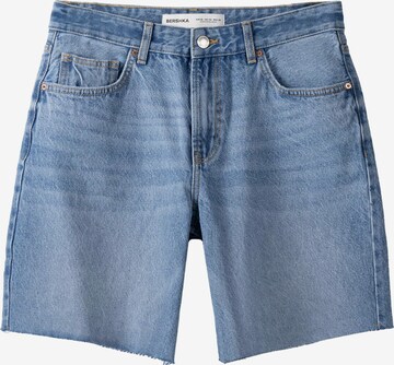 Bershka regular Jeans i blå: forside