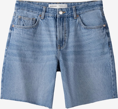 Bershka Shorts in blue denim, Produktansicht