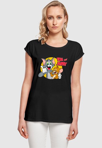 T-shirt 'Tom And Jerry - Thumbs Up' ABSOLUTE CULT en noir : devant