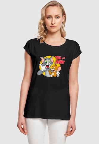 T-shirt 'Tom And Jerry - Thumbs Up' ABSOLUTE CULT en noir : devant