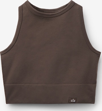 CALZEDONIA Sports Top in Brown: front