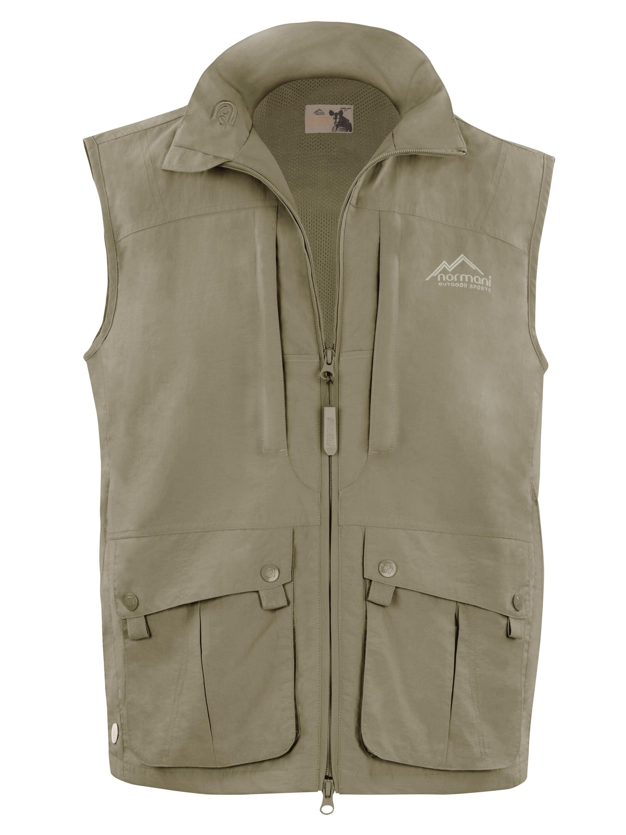 normani Sportweste 'Okapi' in Grau: Vorderseite