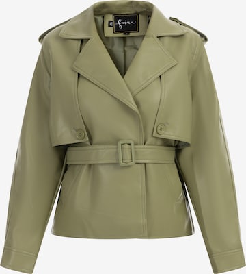 faina Between-season jacket in Green: front