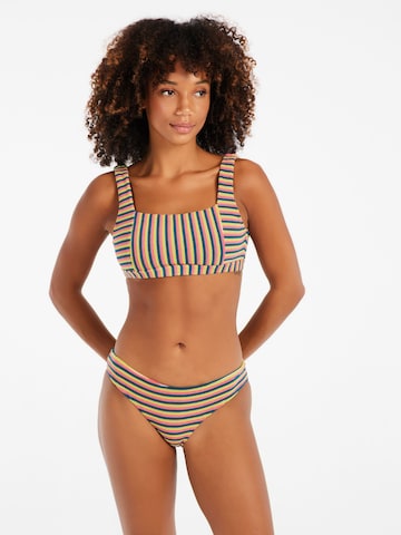 PROTEST Bustier Bikini 'PRTTube' in Roze: voorkant